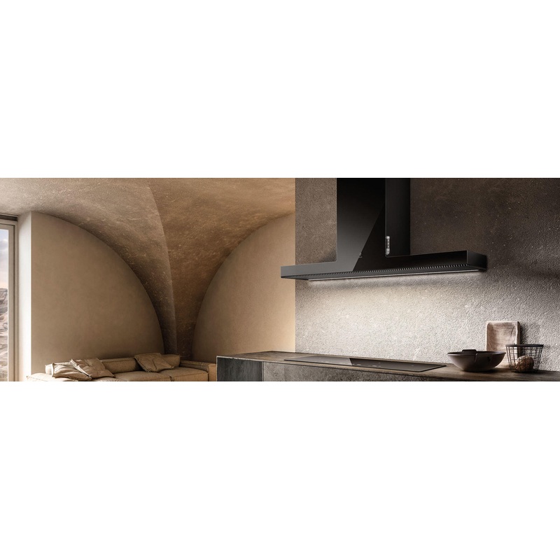 Elica EHK636BL Haiku Black Template Glass 36″