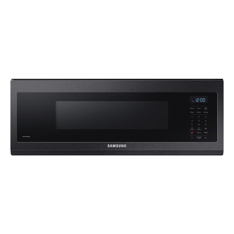 Samsung ME11A7510DG 1.1 cu. ft. Smart SLIM Over-the-Range Microwave with 400 CFM Hood Ventilation, Wi-Fi & Voice Control in Black Stainless Steel