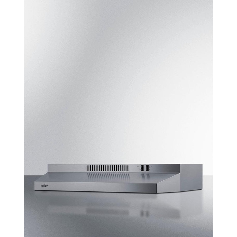 Summit H30RSSADA 30″ Under Cabinet Convertible Range Hood, Ada Compliant