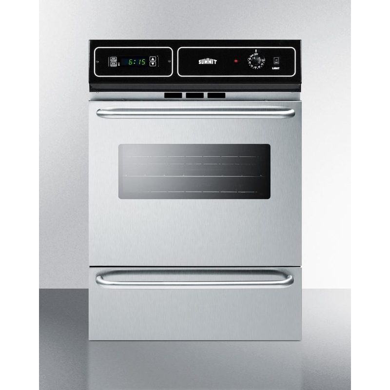 Summit TTM7212BKW 24″ Wide Gas Wall Oven