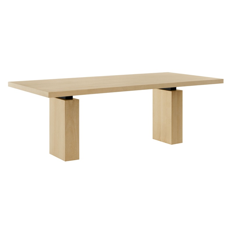 Majestic 82′ Rectangular Wood Top Dining Table