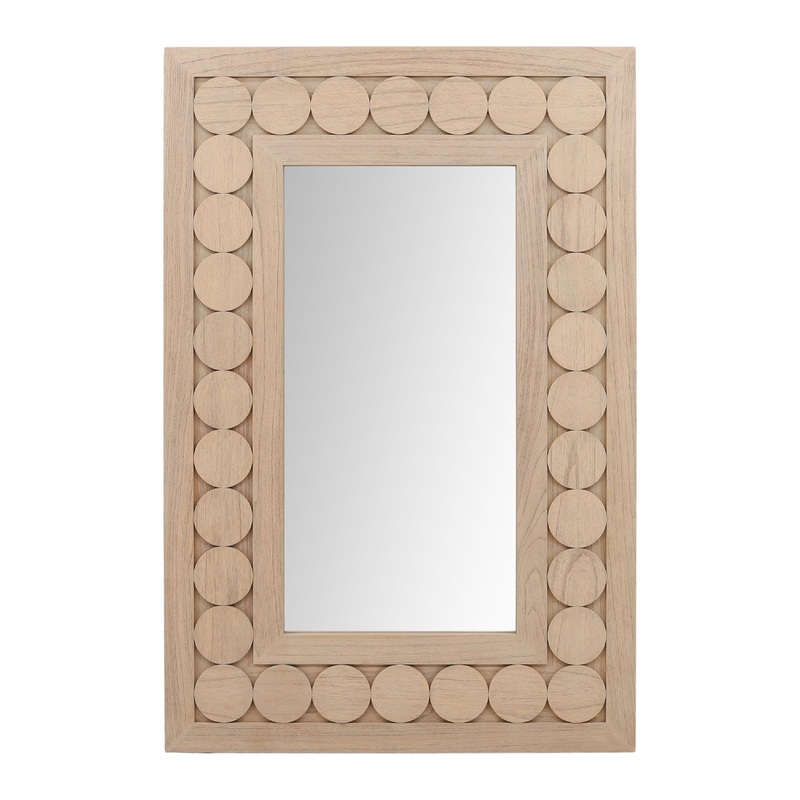 Nature’s Reflection: A Rustic Wall Mirror