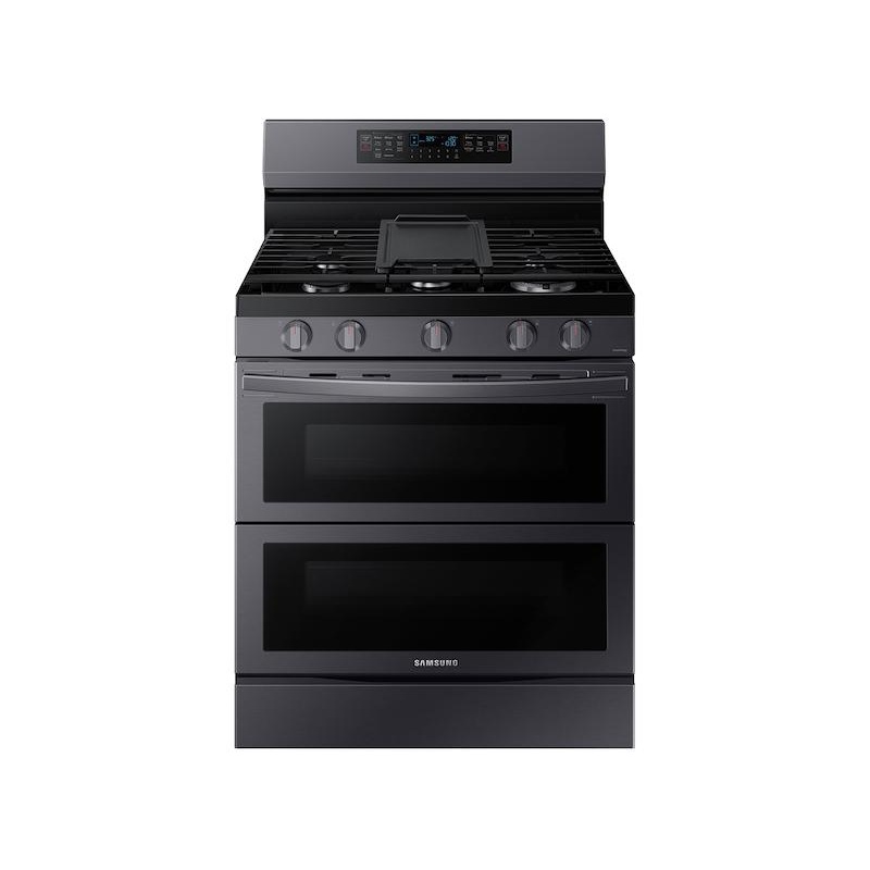 Samsung NX60A6751SG 6.0 cu. ft. Smart Freestanding Gas Range with Flex Duo & Air Fry in Black Stainless Steel