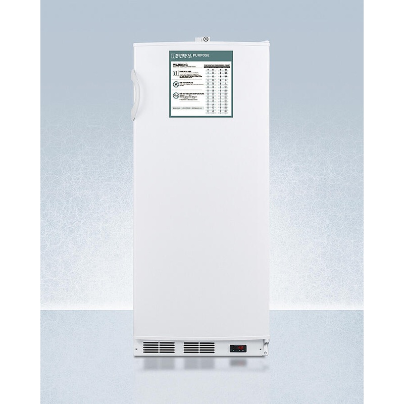 Summit FFAR10GP 10.1 Cu.Ft. General Purpose Auto Defrost All-Refrigerator With Internal Fan, Front Lock, And Digital Thermostat In Thin 24″ Footprint