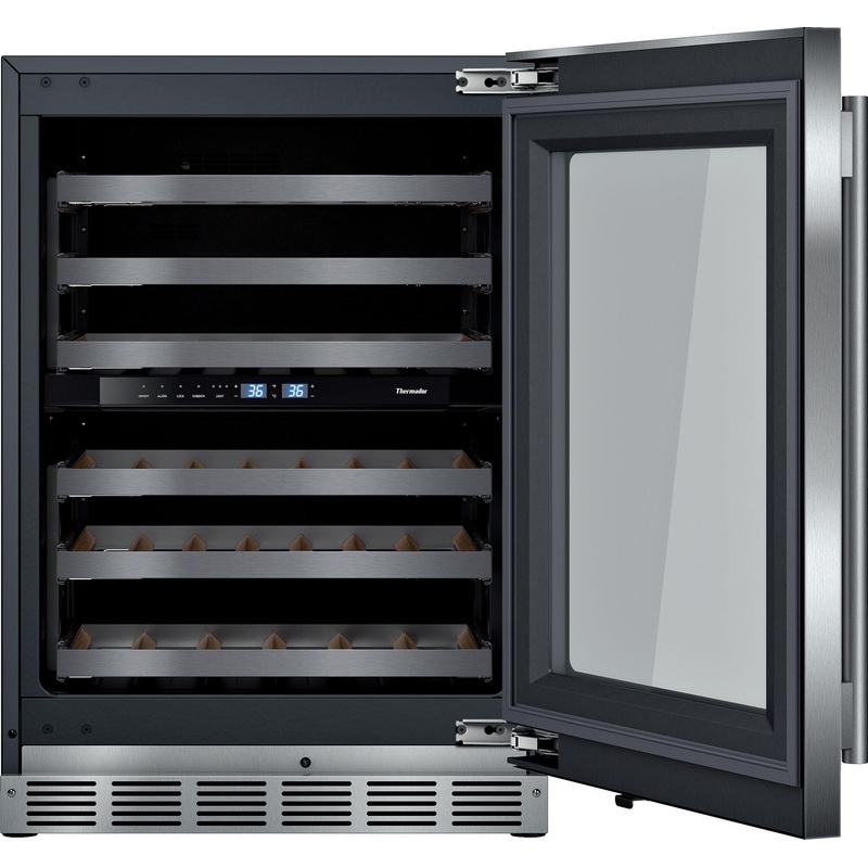 Thermador T24UW915RS Freedom Wine Cooler With Glass Door 24” Professional T24Uw915Rs