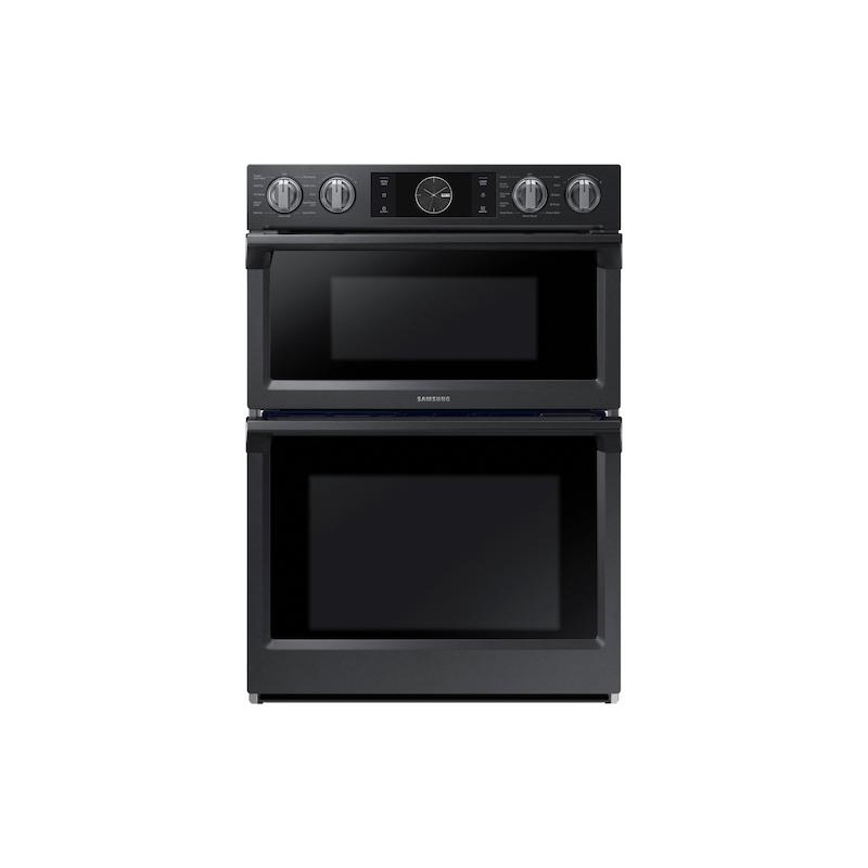 30″ Smart Microwave Combination Wall Oven with Flex Duo in Black Stainless Steel