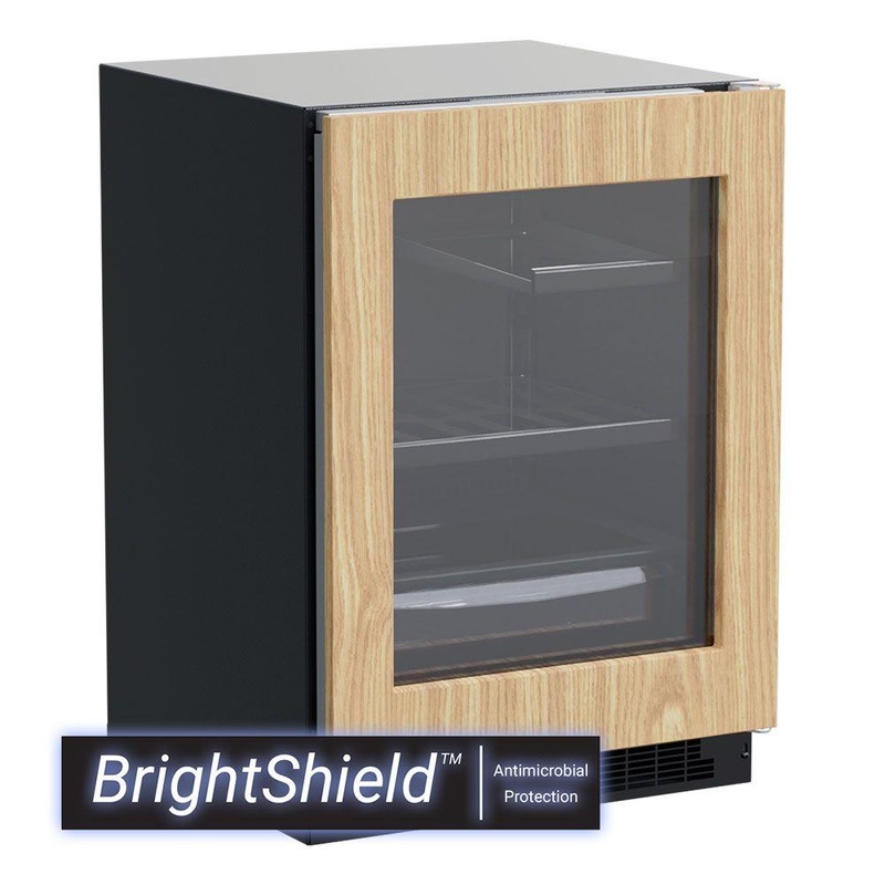 Marvel MLRE224IG81A 24 Inch Marvel Refrigerator With Brightshield With Door Style – Panel Ready Frame Glass