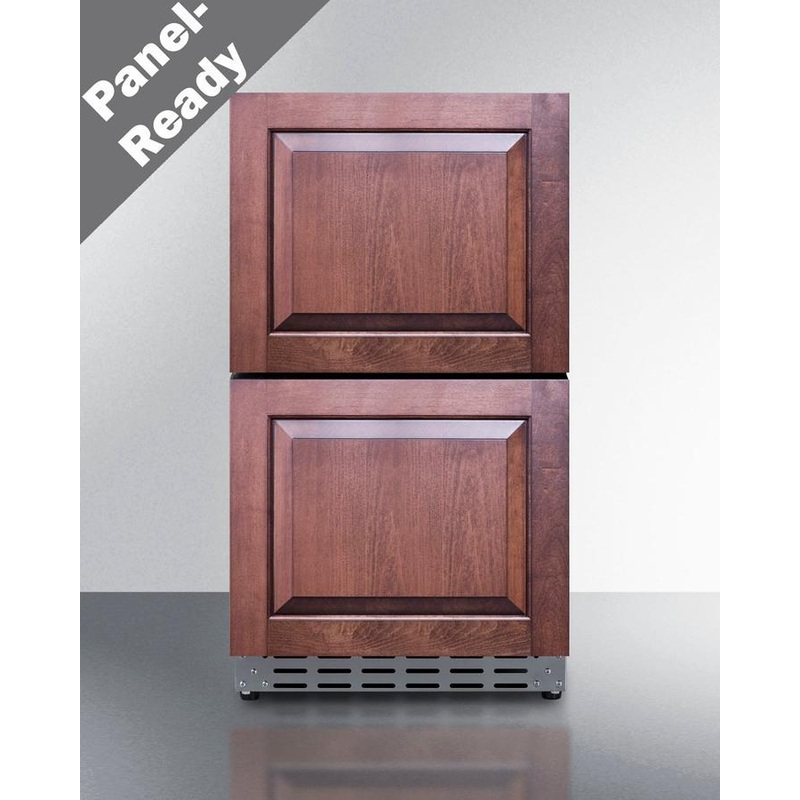 Summit ADRD18PNR 18″ Wide 2-Drawer All-Refrigerator, Ada Compliant (Panels Not Included)