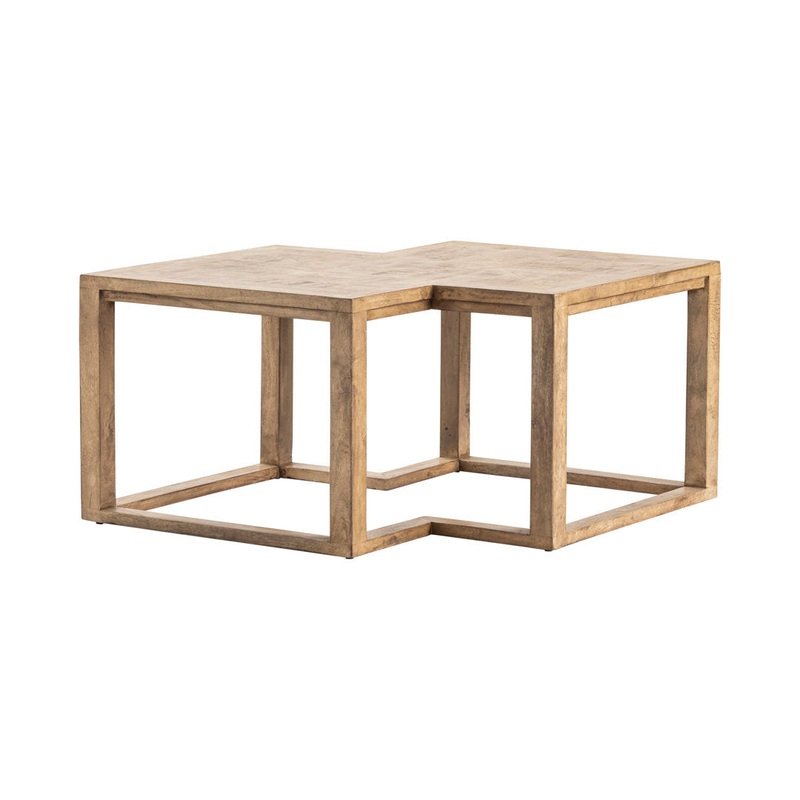 Algoma Solid Wood Frame Coffee Table The Twillery Co.