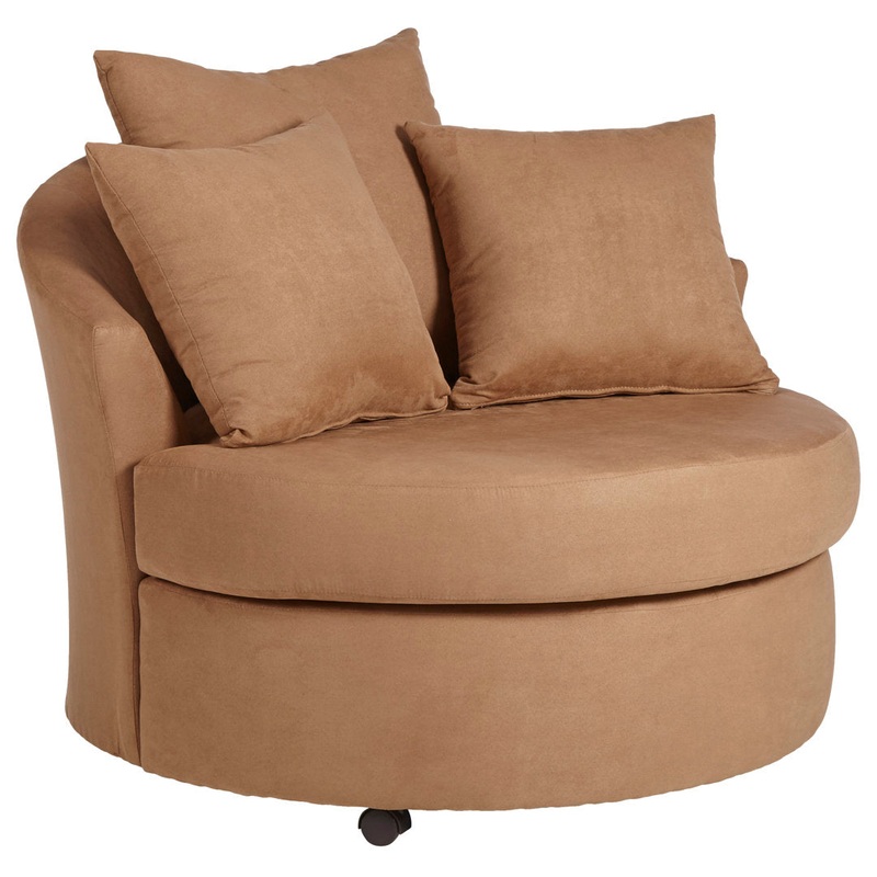Alsup Barrel Chair Andover Mills Fabric: Bulldozer Fudge