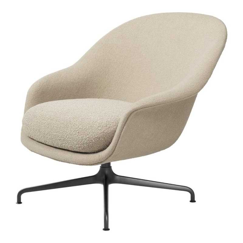 Bat 4-Star Base Lounge Chair – Fully Upholstered