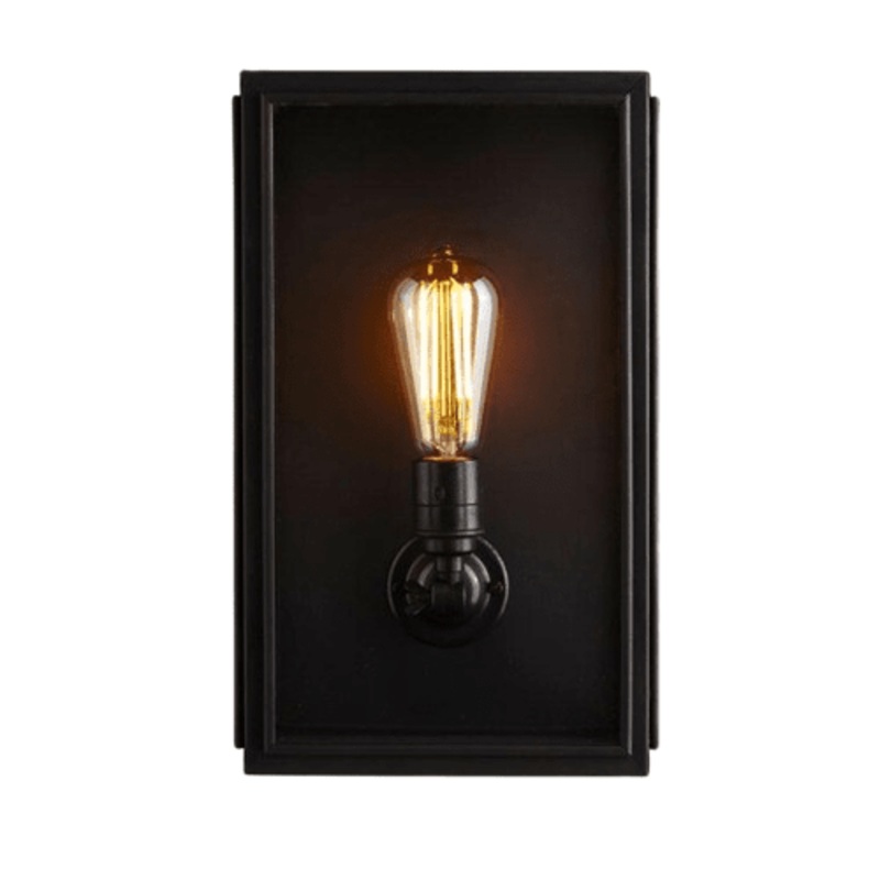 Box External Glass Wall Light