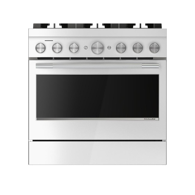 Kitchenaid KFGS936SSS Kitchenaid 36-Inch 6 Burner Commercial-Style Gas Range With No Preheat Air Fry Mode