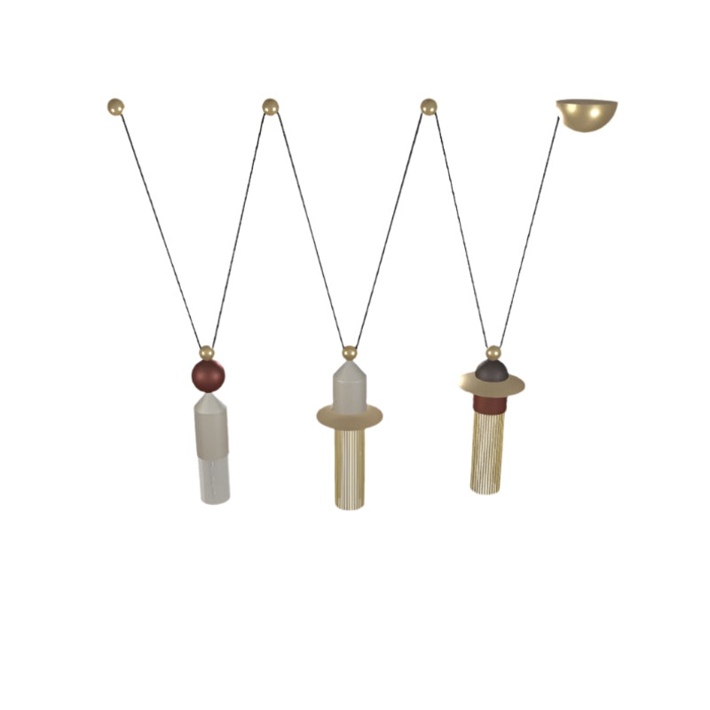 Nappe LED Multi-Light Pendant Light