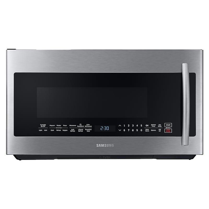 Samsung ME21K7010DS 2.1 cu. ft. Over The Range Microwave with PowerGrill and Ceramic Enamel Interior