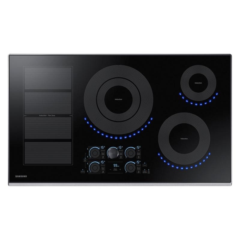 Samsung NZ36K7880US 36″ Smart Induction Cooktop in Stainless Steel