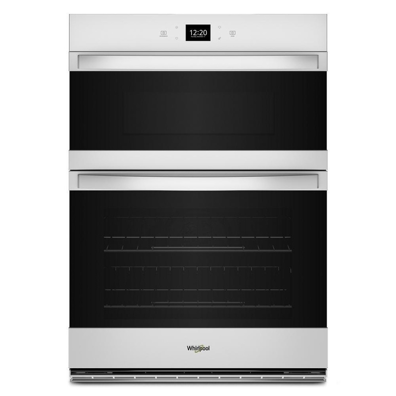 Whirlpool WOEC5030LW 6.4 Total Cu. Ft. Combo Wall Oven with Air Fry When Connected