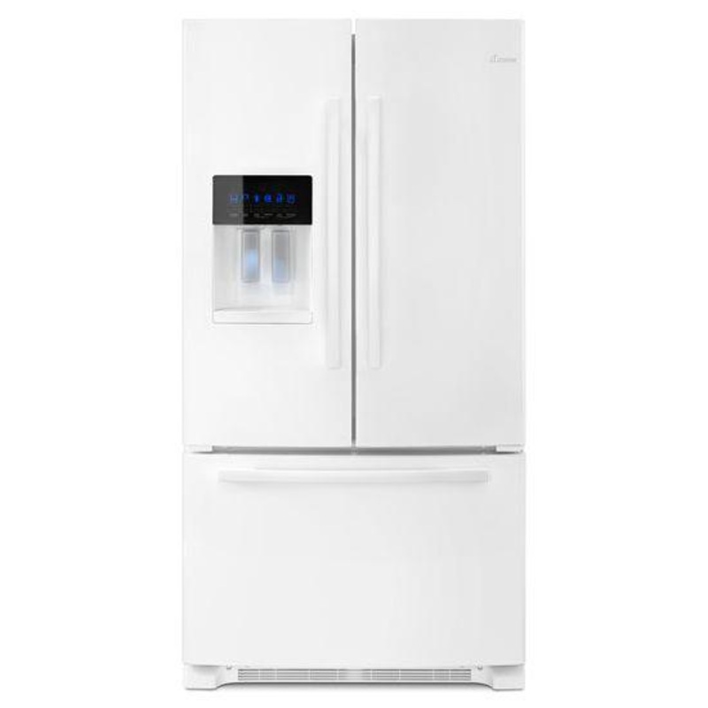 Amana AFI2539ERW 36-inch French Door Bottom-Freezer Refrigerator with Fast Cool Option – white