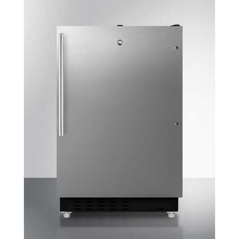 Summit ALRF49BCSSHV 20″ Wide Built-In Refrigerator-Freezer, Ada Compliant