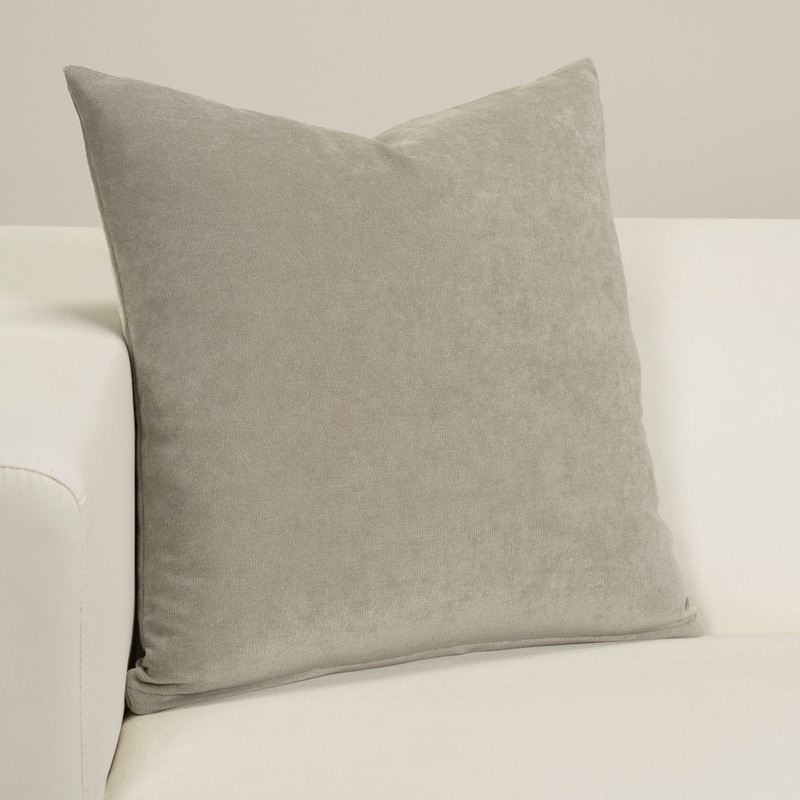 Throw Pillow Cover & Insert Mercury Row Color: Harbour Gray Size: 20″ x 20″