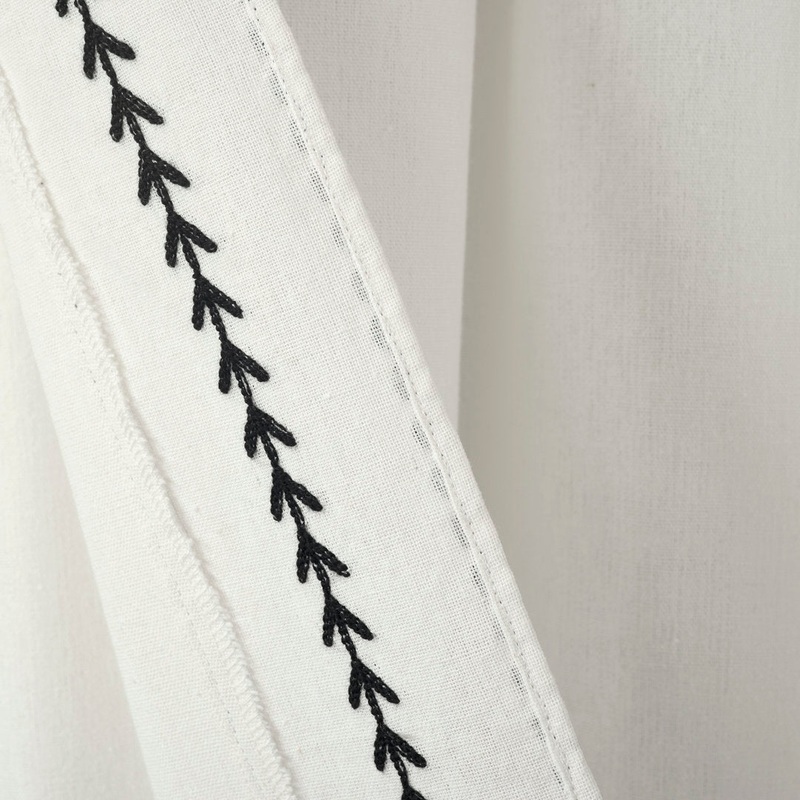 Yori Polyester Blend Semi-Sheer Curtain Panel Birch Lane