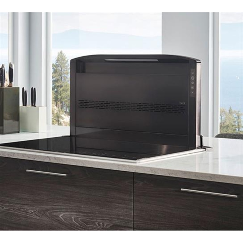 Best Range Hoods D49M36BLS Cattura Downdraft Ventilator – 36″ Black Stainless Steel 650 Max Cfm To 1650 Max Cfm