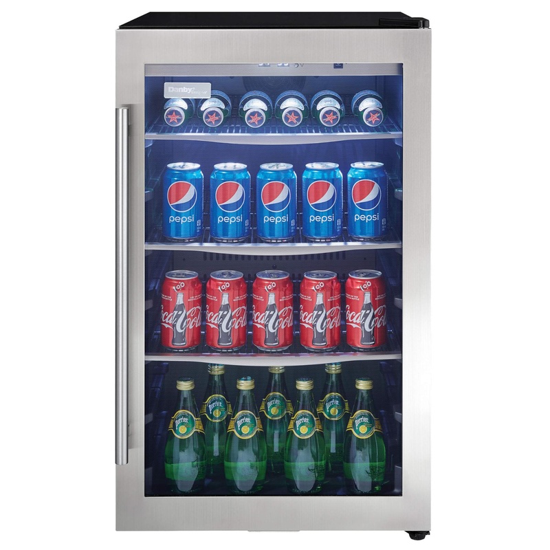 DBC434A1BSSDD Danby 4.3 cu. ft. Free-Standing Beverage Center in Stainless Steel