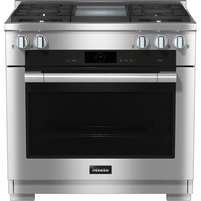 Miele HR19363LPDFGD Hr 1936-3 Lp Df Gd – 36″ Range – The Dual Fuel All-Rounder With M Touch For The Highest Demands.