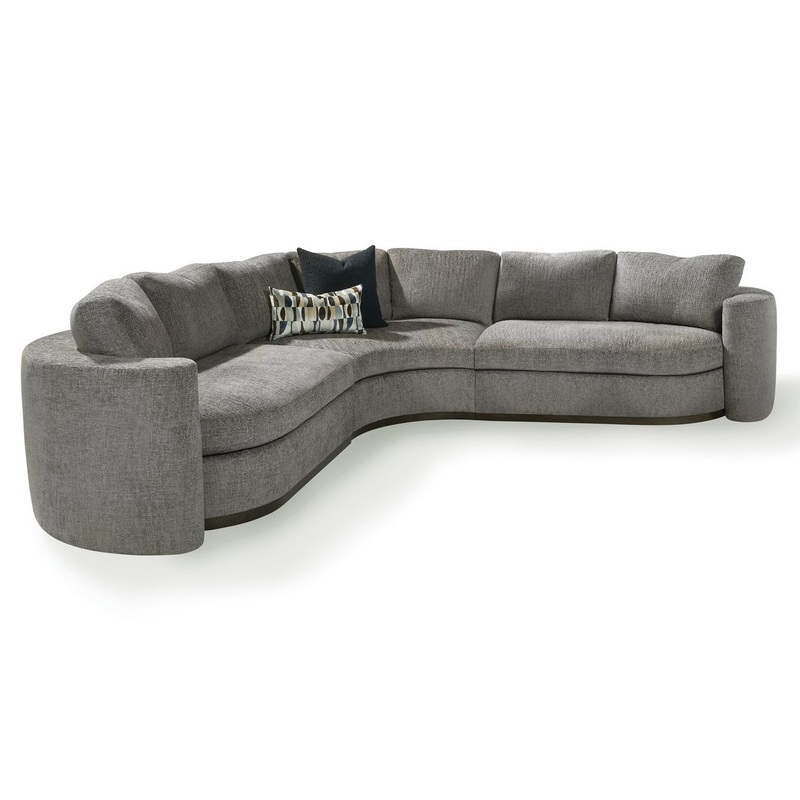 Playing Hooky Curved Sectional Sofa