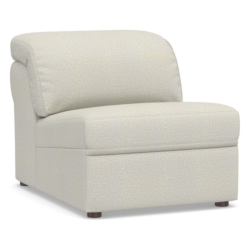 Ultra Lounge Square Arm Upholstered Build Your Own Components-Armless Chair