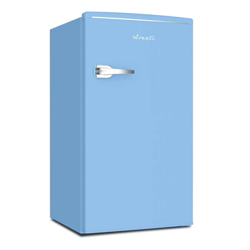 RMRS31X6BLIS Avanti 3.0 Cu. Ft. Retro Compact Refrigerator – Robin’s Egg Blue