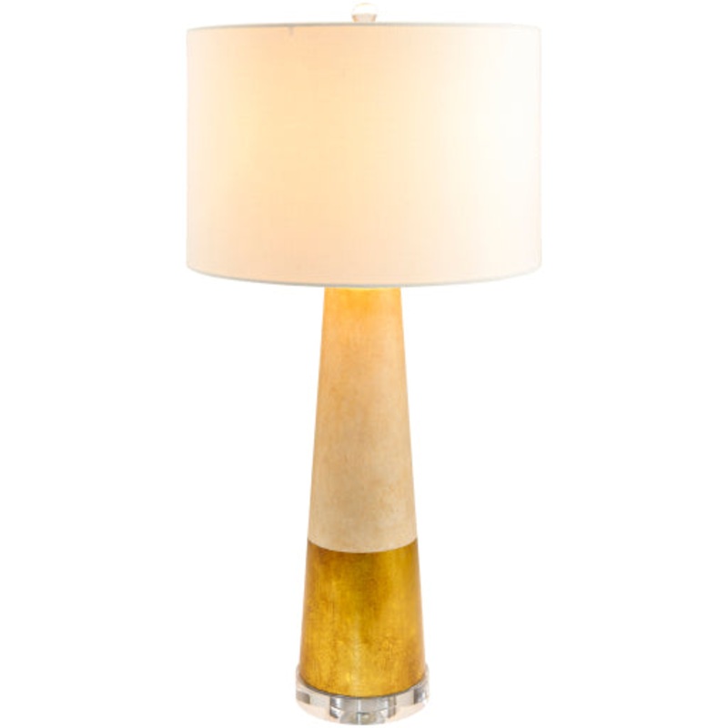 Sophisticated Home Decor – Fluxar Crystal Base Accent Lamp