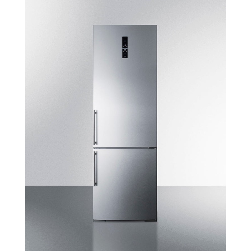 Summit FFBF249SSBI 24″ Wide Built-In Bottom Freezer Refrigerator