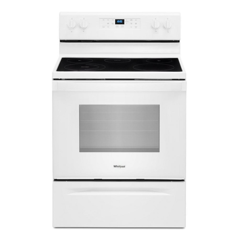 Whirlpool 5.3 cu. ft. Whirlpool electric range with Frozen Bake technology