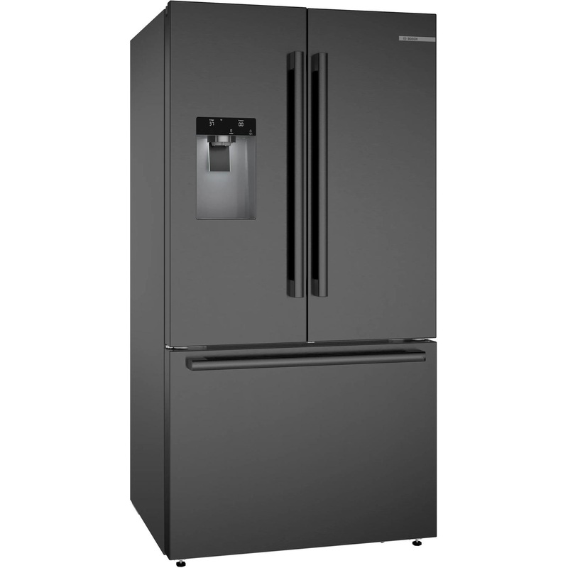 Bosch B36FD52SNB 500 Series French Door Bottom Mount Refrigerator 36″ Black Stainless Steel
