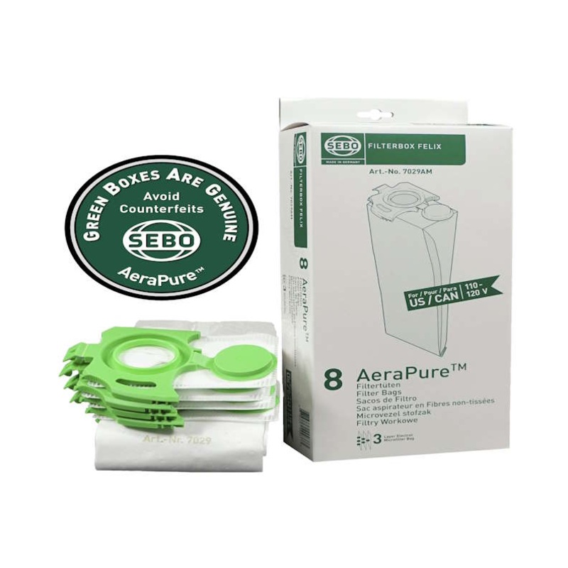 SEBO Felix AeraPure Filter Bags – 216 Pack