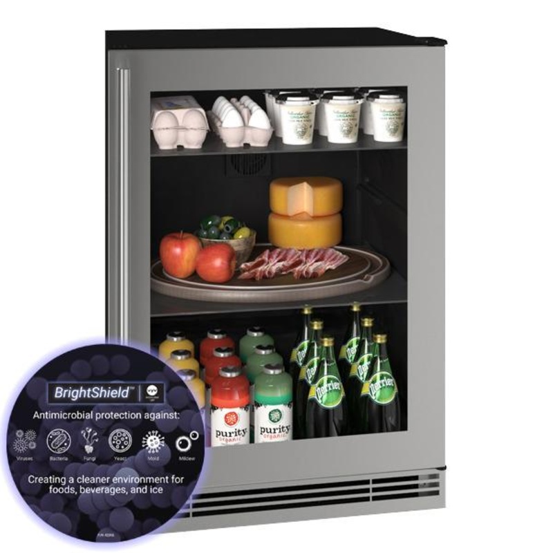 U-Line UHRE124SG81A Hre124 24″ Refrigerator With Stainless Frame Finish (115V/60 Hz Volts /60 Hz Hz)