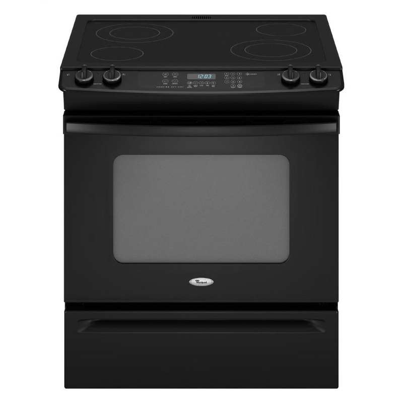 Whirlpool GY397LXUB 30-inch Self-Cleaning Slide-In Electric Range