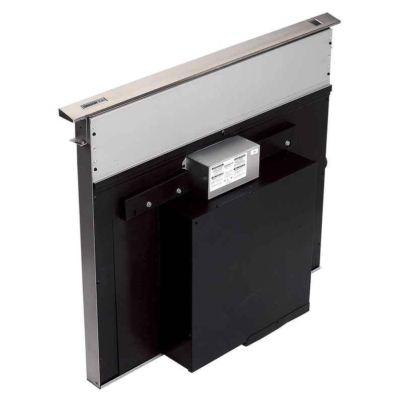Broan 30-Inch Telescopic Downdraft Range Hood System, 600 Max Blower CFM, Stainless Steel