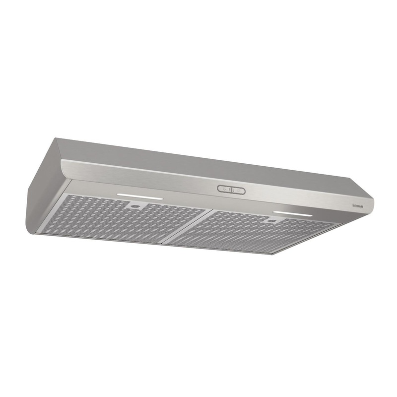 Broan Sahale 30-Inch Convertible Under-Cabinet Range Hood, ENERGY STAR, 375 Max Blower CFM, Stainless Steel