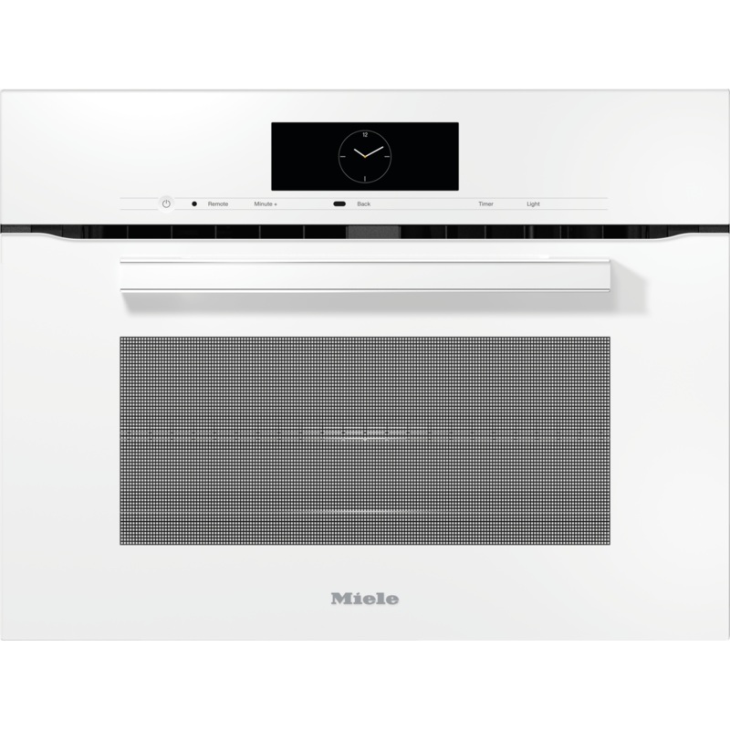 Miele H7840BMAMBRILLIANTWHITE H 7840 Bm Am – 24″ Compact Speed Oven In A Perfectly Combinable Design With Automatic Programs And Roast Probe.