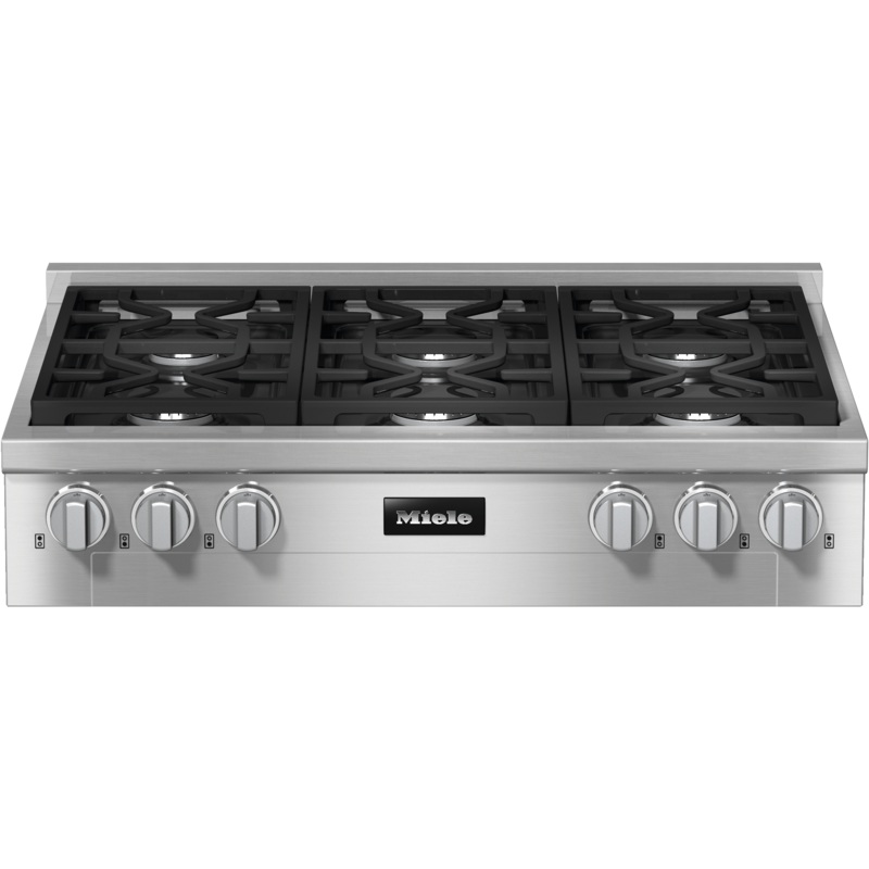 Miele KMR11343GEDSTCLSTCLEANSTEEL Kmr 1134-3 G Edst/Clst – Rangetop With Burners For Professional Applications