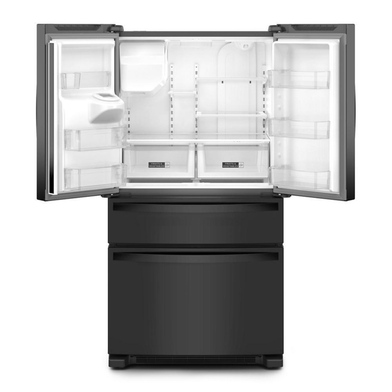 Whirlpool WRMF3636RB 36-Inch Wide French Door Bottom Mount Refrigerator – 25 cu. ft.
