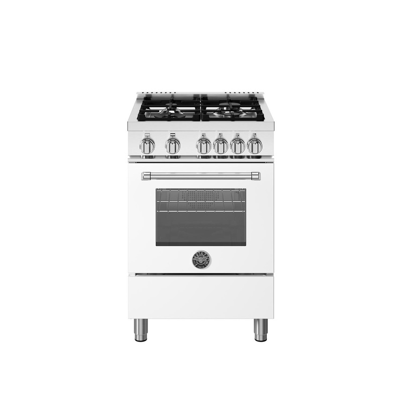 Bertazzoni MAS244GASBIV 24 Inch All Gas Range, 4 Burners Bianco Matt