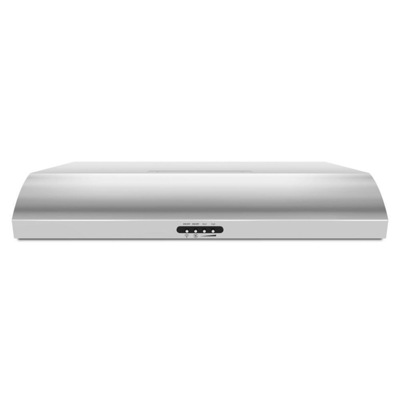 Whirlpool UXT5230BDS 30″ Range Hood with the FIT System
