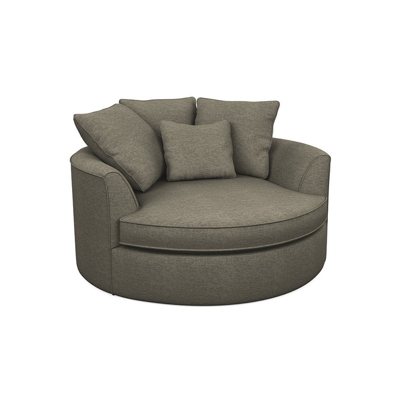 Ashonte Anjuan 61″ Wide Polyester Barrel Chair Wade Logan Fabric: Jango Mushroom