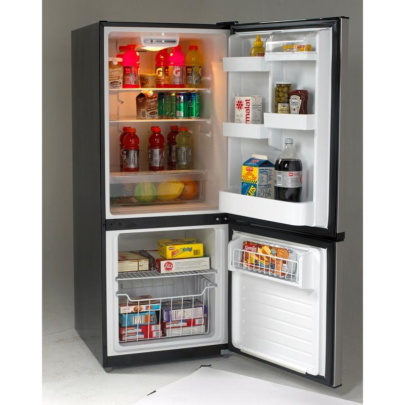 Avanti FFBM102D2P Bottom Mount Frost Free Freezer / Refrigerator