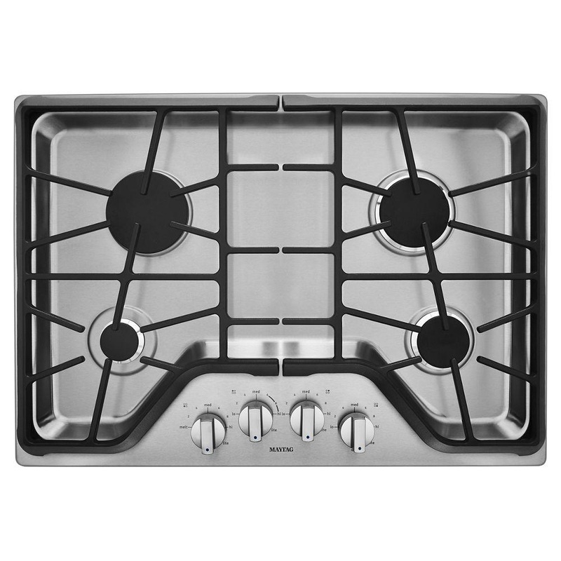 Maytag MGC9530DS 30-inch Wide Gas Cooktop with DuraGuard Protection Finish