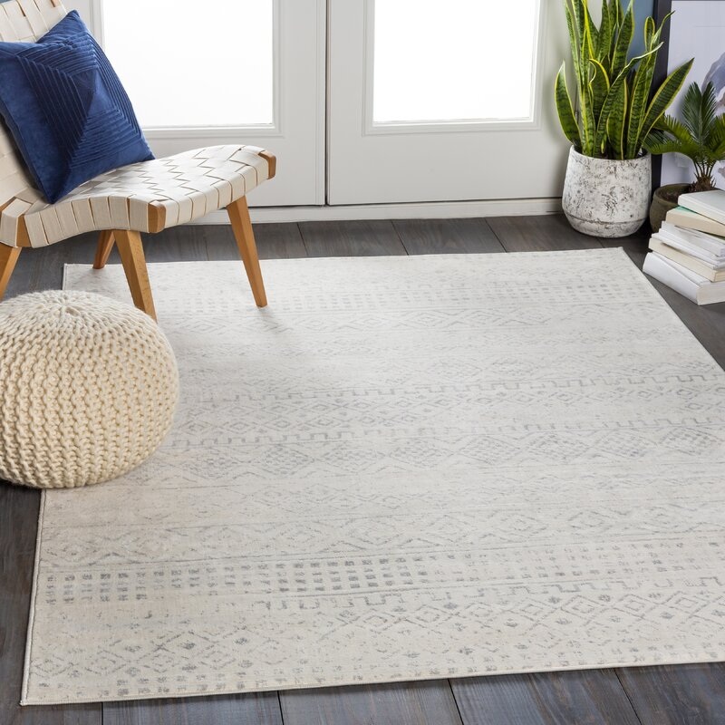Warlick Cream Area Rug-7’10″x10′