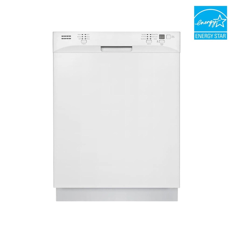 Element Appliance ENB6632PEBW Element 24 Front Control Built-In Dishwasher – White (Enb6632Pebw)